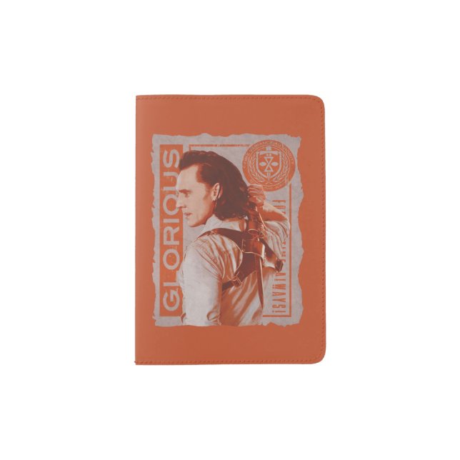 "Glorious" Loki Sheathing Dagger Passport Holder (Front)