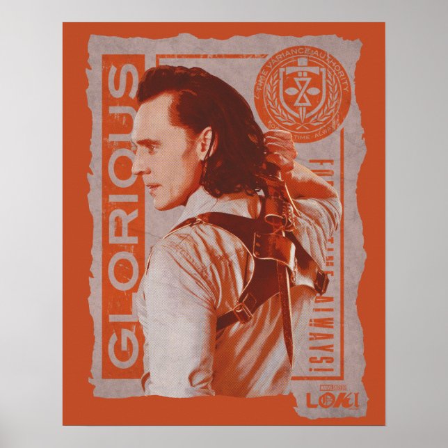 "Glorious" Loki Sheathing Dagger Poster (Front)