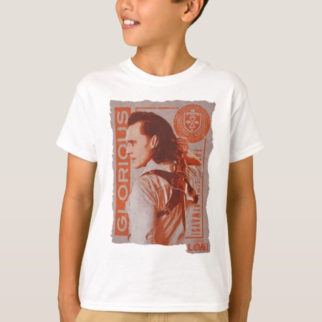 "Glorious" Loki Sheathing Dagger T-Shirt (Front)