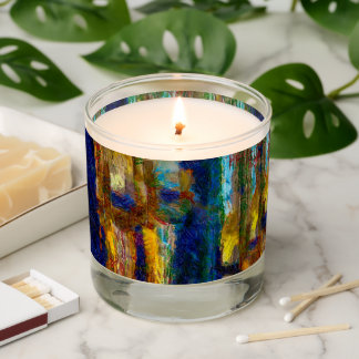 Glorious multicoloured organ pipes on candle