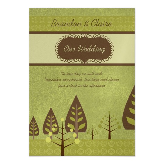 Glorious Nature Wedding Invitation