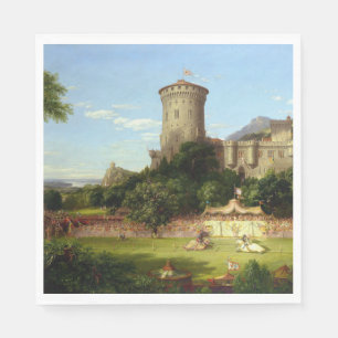Glorious Past (Medieval Castle & Jousting Knights) Napkins