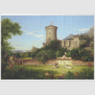 Glorious Past (Medieval Joust) (Vintage Art) Tissue Paper