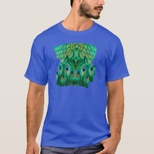 Glorious Peacock Feathers T-Shirt