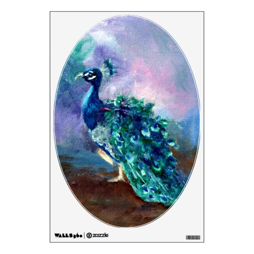 Glorious Peacock II Wall Sticker
