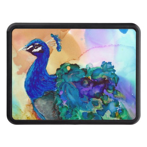 Glorious Peacock Tow Hitch Cover