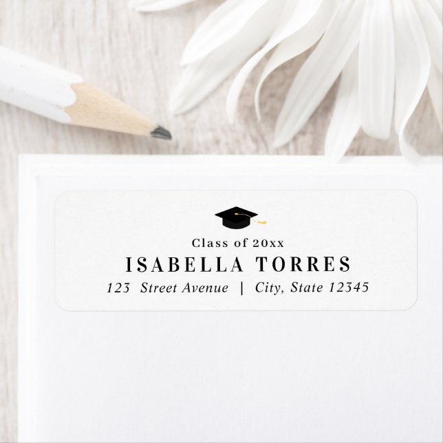 Glorious Peak Graduation Address Label (Insitu)