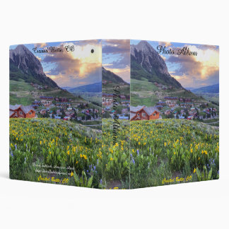 Glorious Photographic View of Crested Butte, CO 3 Ring Binder