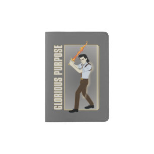 Glorious Purpose Loki Illustration Passport Holder