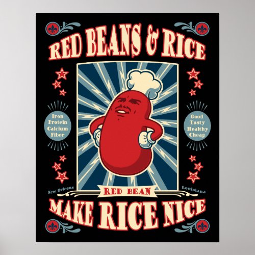 Glorious Red Beans Poster