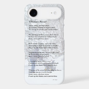 Glorious Snow Seasonal Poem iPhone 17 Air Case