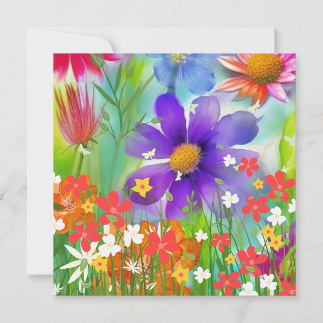 Glorious Spring Holiday Card (Front)