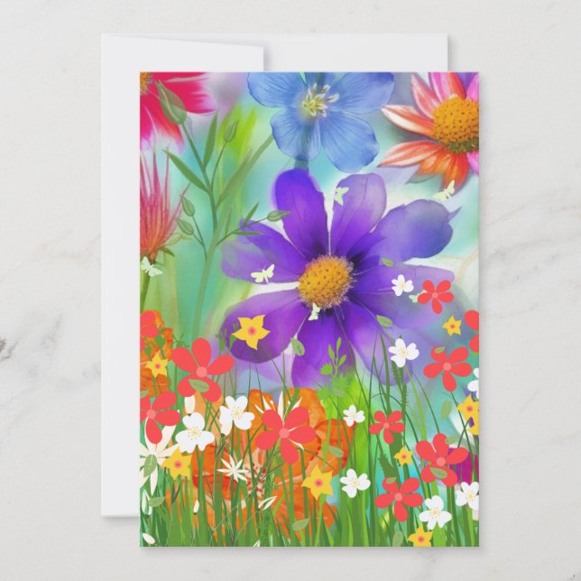 Glorious Spring Holiday Card (Front)