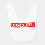 Glorious Stamp Baby Bib