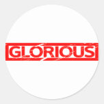 Glorious Stamp Classic Round Sticker
