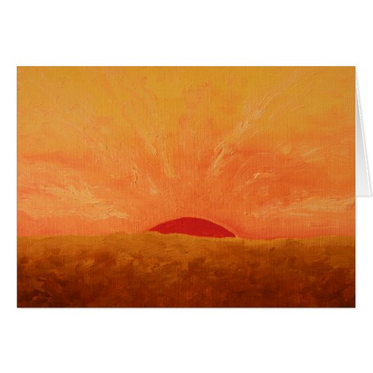 Glorious Sunrise Painting Cards (Front Horizontal)