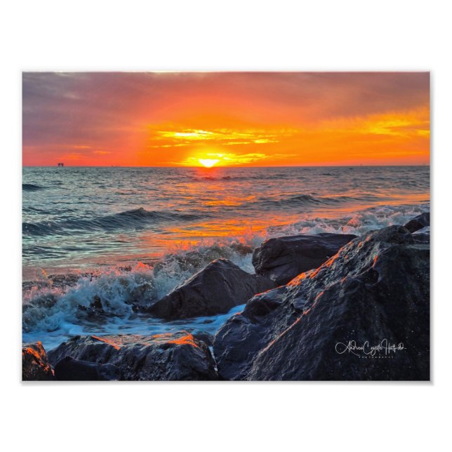 Glorious Sunset Photo Print (Front)
