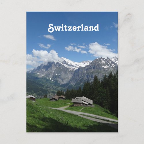 Glorious Switzerland Postcard