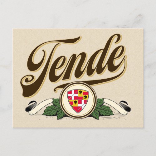 Glorious Tende Postcard