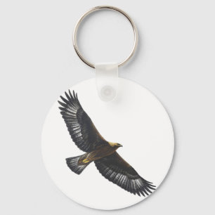 Glorius Golden Eagle Soaring Keychain