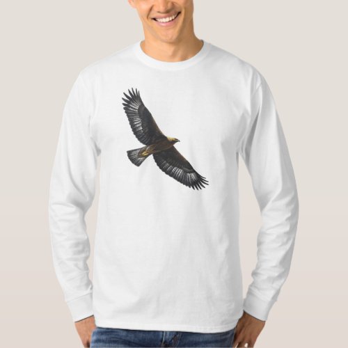Glorius Golden Eagle Soaring T_Shirt