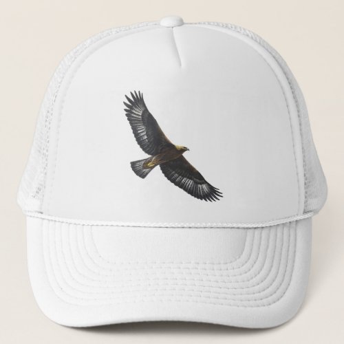 Glorius Golden Eagle Soaring Trucker Hat