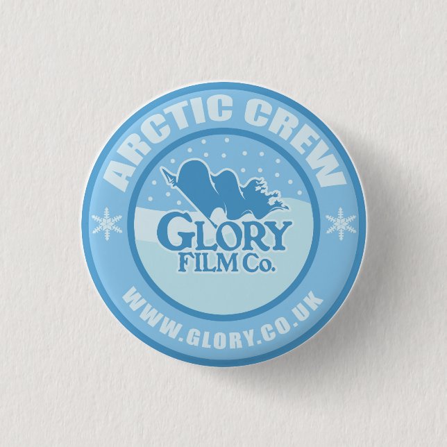 Glory Arctic Crew button. Pinback Button (Front)