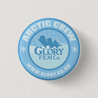 Glory Arctic Crew button. Pinback Button