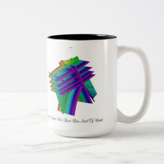 Glory Be To Those Who Love For Need Of Want Two-Tone Coffee Mug