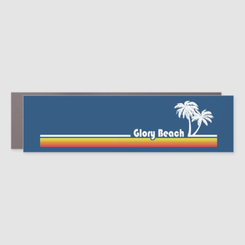 Glory Beach Georgia Car Magnet