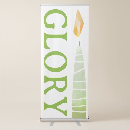 Glory Christmas Banner Church Decor