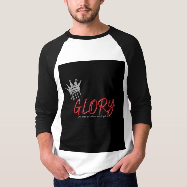 Glory Crown Graphic Baseball Tee (Front)