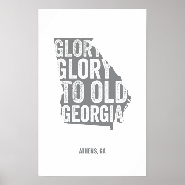 Glory Glory (Gray) Poster (Front)