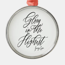 Glory in the Highest Round Christmas