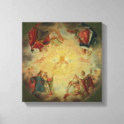 Glory of St Genevieve Canvas Print