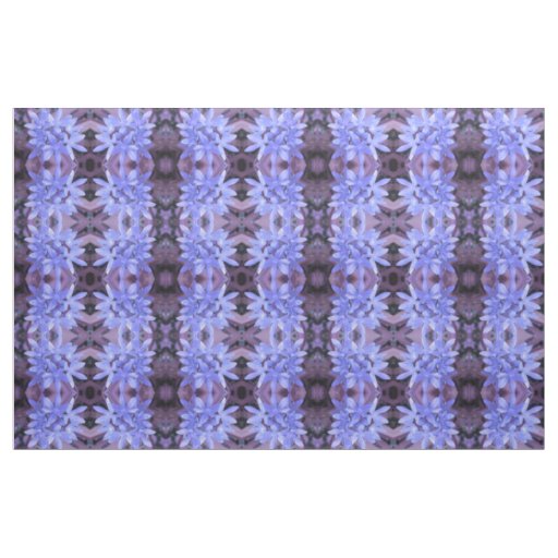 Glory of the Snow Blue Floral Fabric