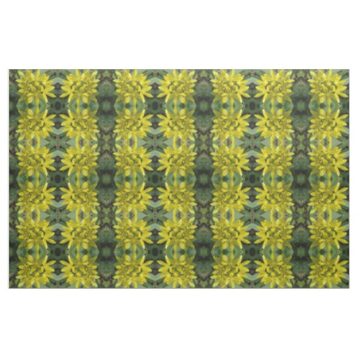 Glory of the Snow Floral Patterned Fabric