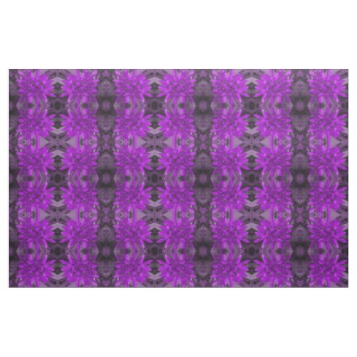 Glory of the Snow Purple Floral Patterned Fabric