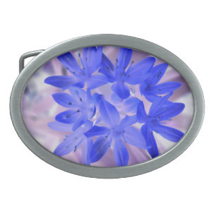 Glory of the Snow Shocking Blue Belt Buckle