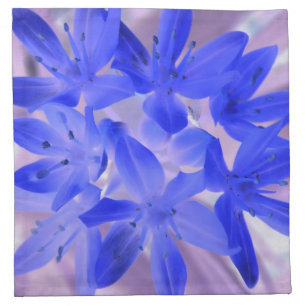 Glory of the Snow Shocking Blue Napkin