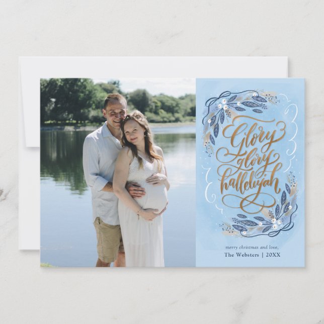 Glory | Religious Greeting Card (Front)