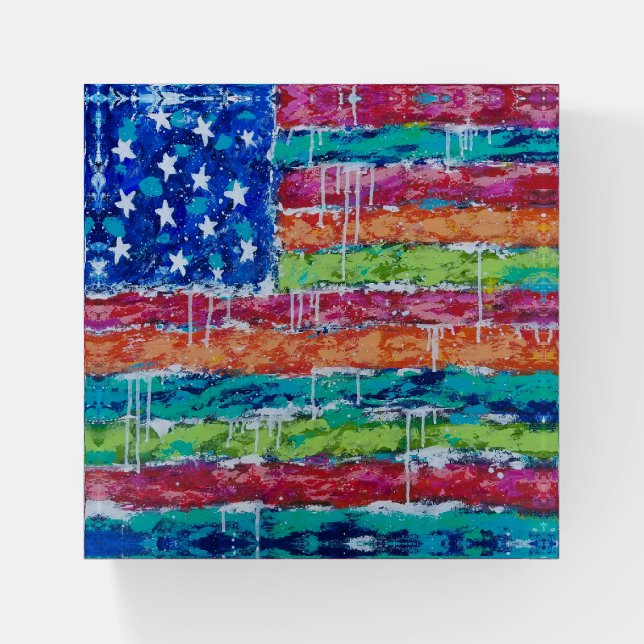 Glory Square Paperweight (Front)