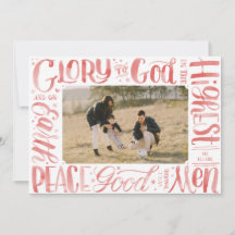 Glory to God Watercolor Brush Lettering