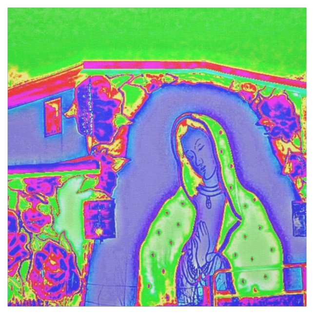 Glory To Guadalupe Fabric (Swatch)