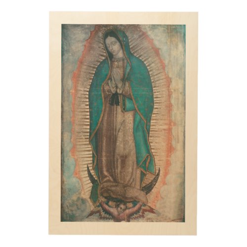 glory to guadalupe wood wall decor