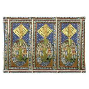 glory to hildegard of bingen cloth placemat