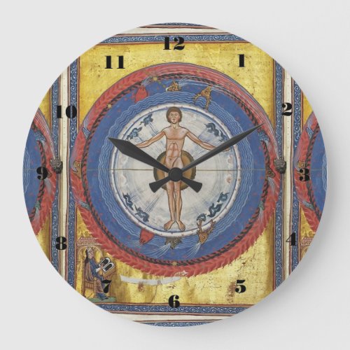 glory to hildegard of bingen large clock