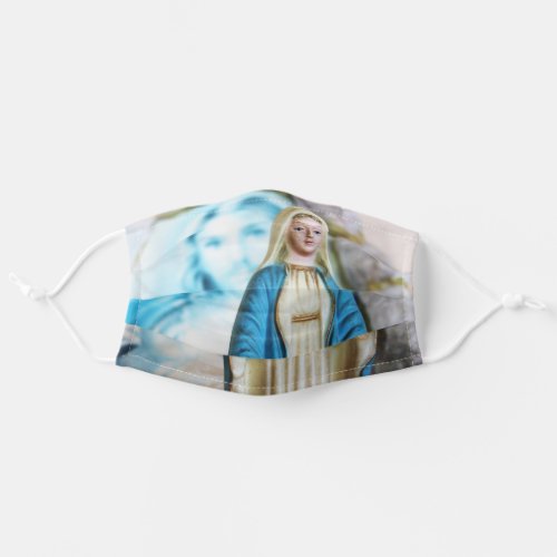Glory to Jesus and Mary Adult Cloth Face Mask