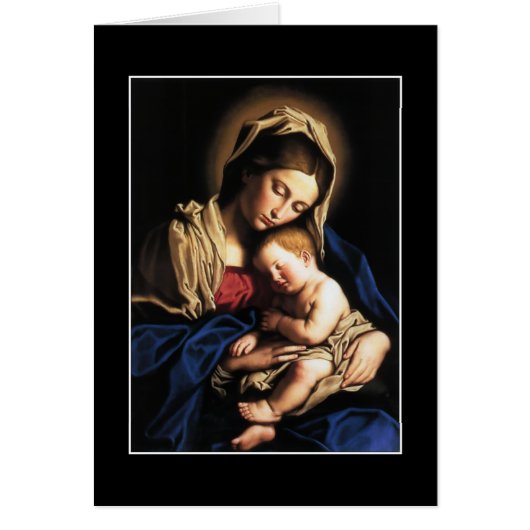 Glory To Jesus And Mary Cards (Front)