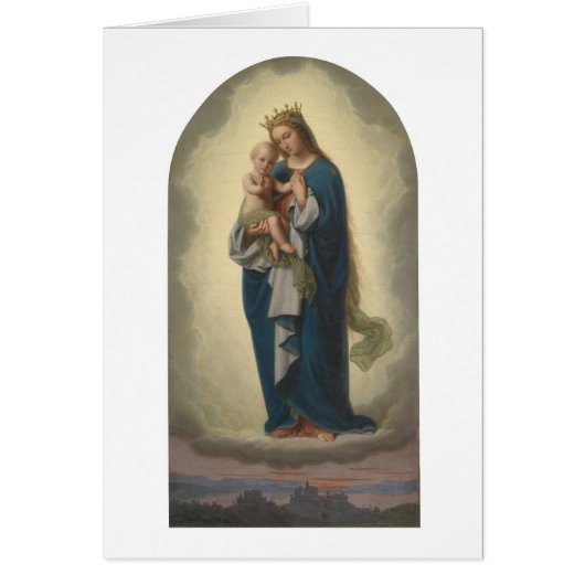 Glory To Jesus And Mary Cards (Front)